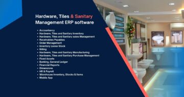 Hardware, Tiles and Sanitary Management ERP software - nizi solutions Canada